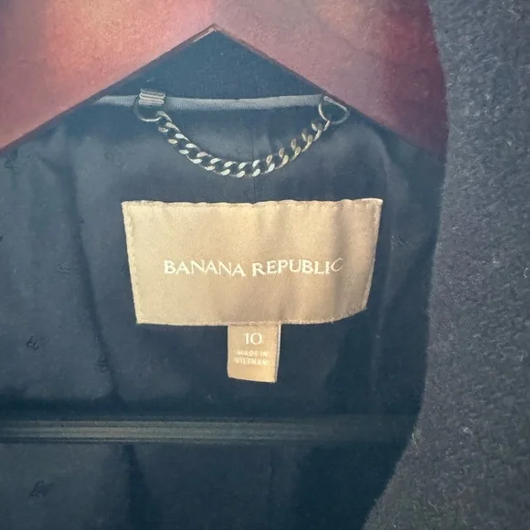 Banana Republic Dark Blue Peacoat with Brass Accents - Picture 5 of 7